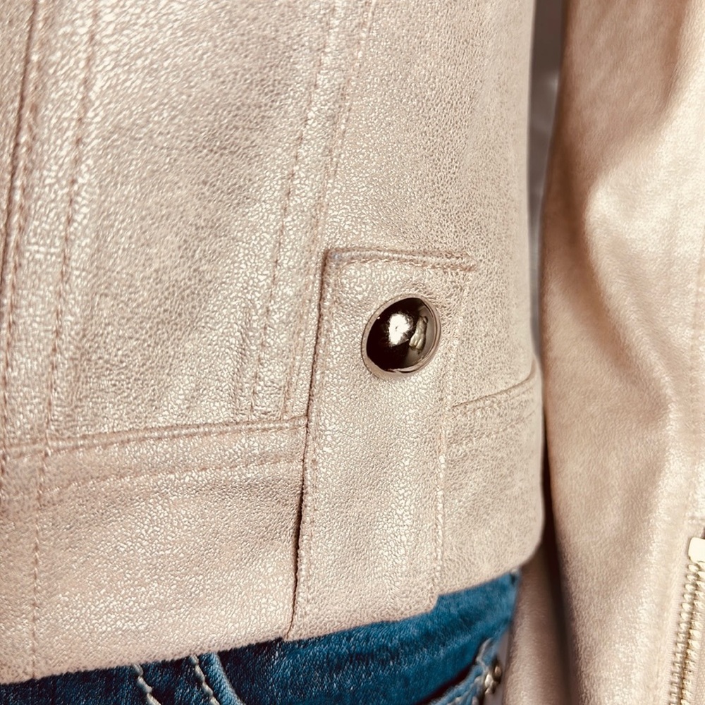 Lena Gabrielle beautiful casual novelty pink jacket, size 6 - Picture 11 of 14